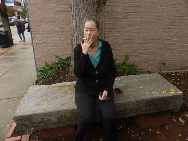 Cox - Woman Smoking on Craig St
